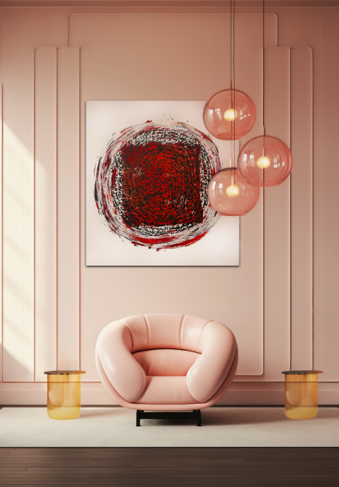 Thought of a red moon