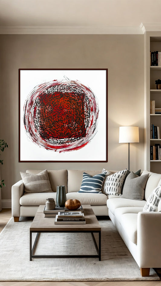 Thought of a red moon