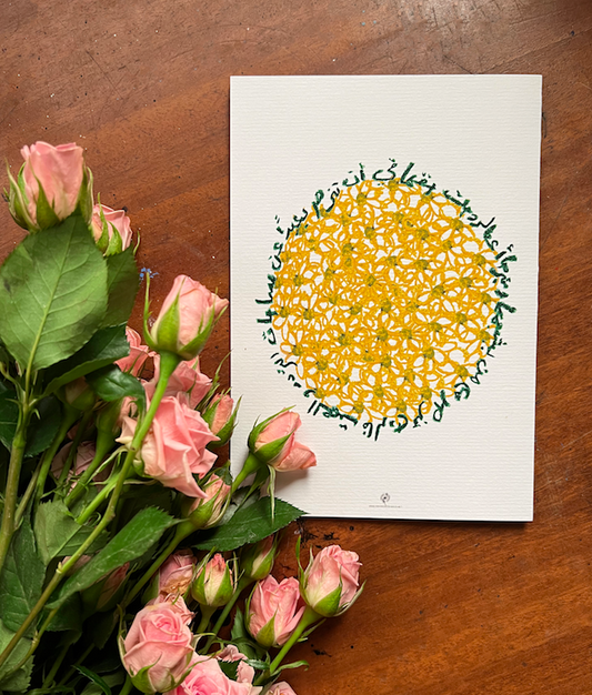 Blooming Sun card